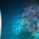 Planet and galaxy